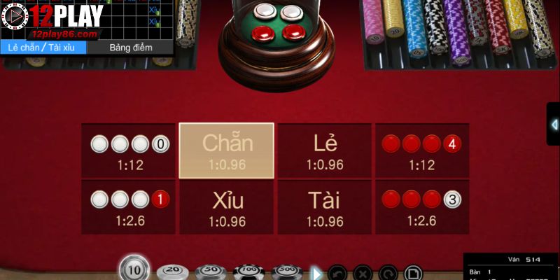 Tham khảo một số cách chơi xóc đĩa tại 12PLAY